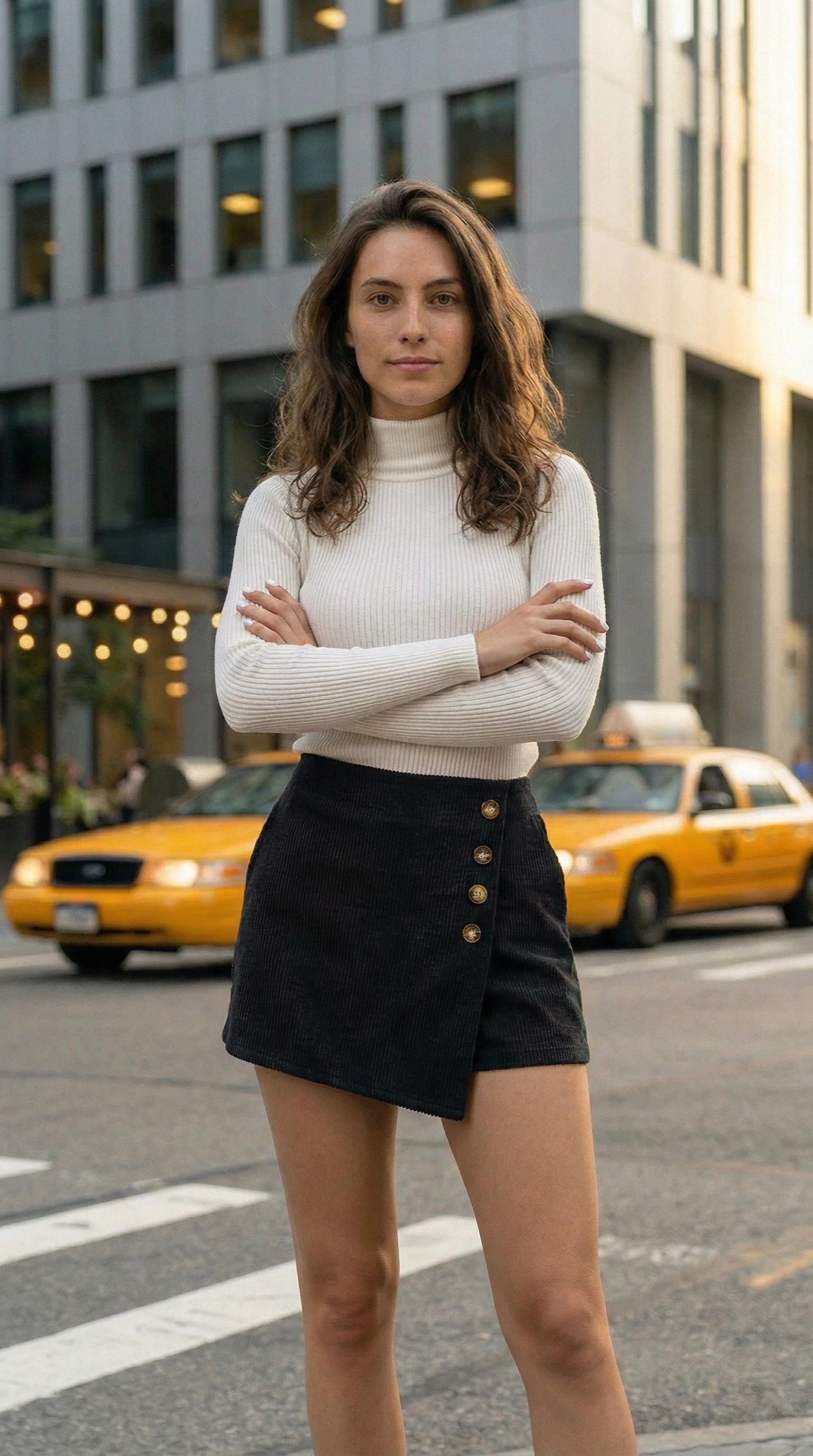 Short Pollera Pana Fina - Vista 3 | Drizzary Store