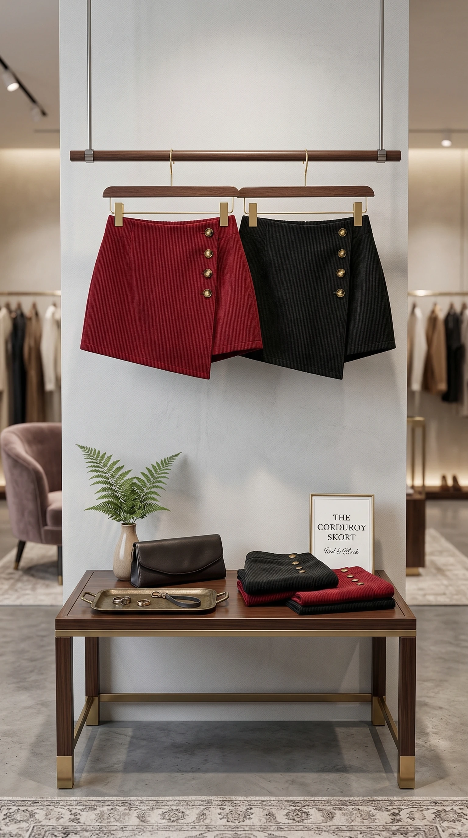 Short Pollera Pana Fina - Vista 4 | Drizzary Store