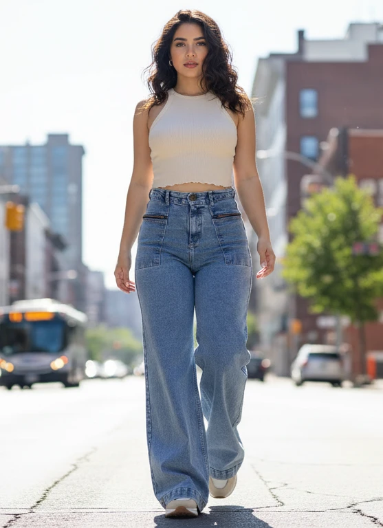 Jean Wide Leg Detroit Claro 2