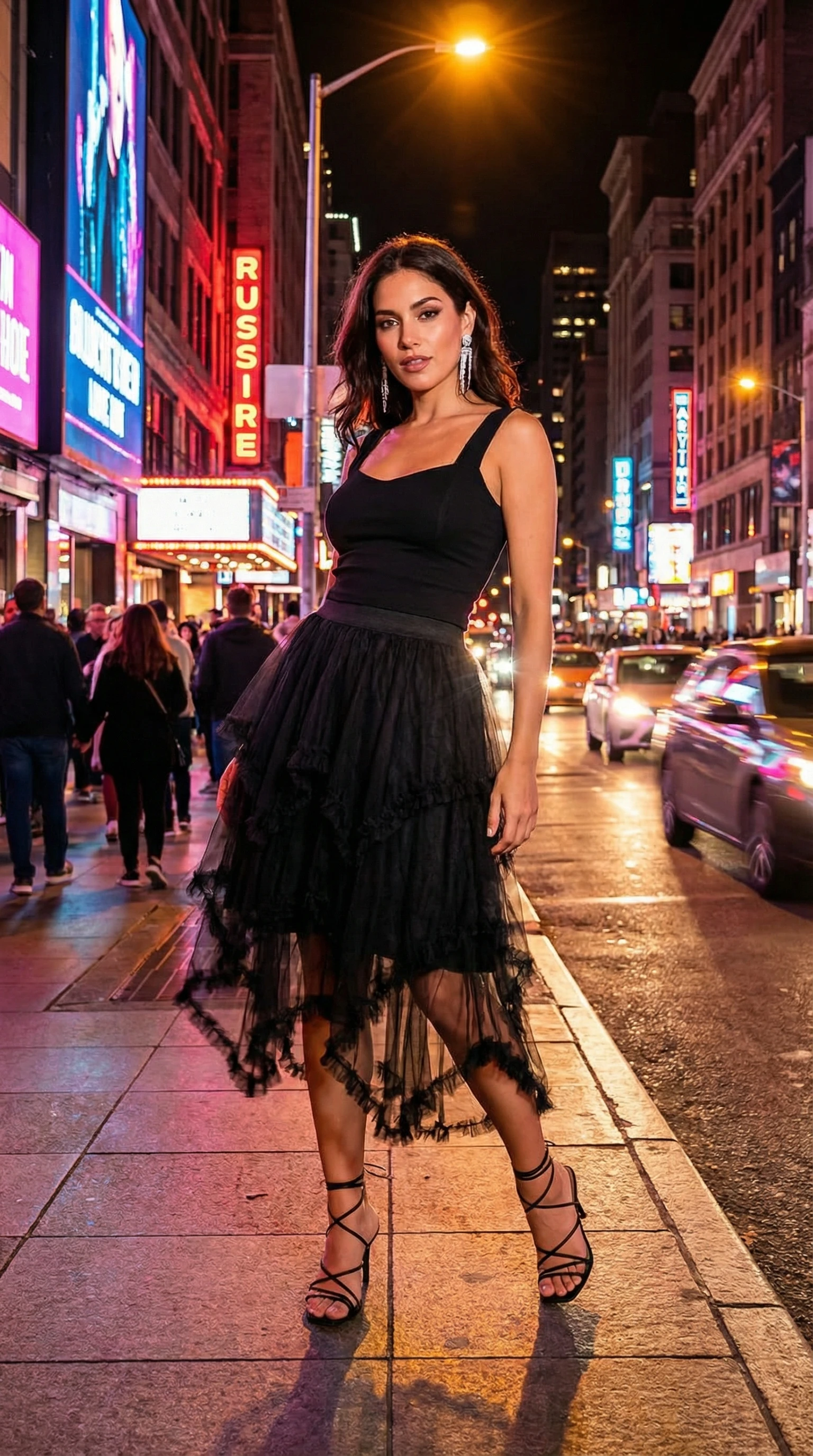 Pollera "Midnight Tul" - Pollera | Drizzary Store