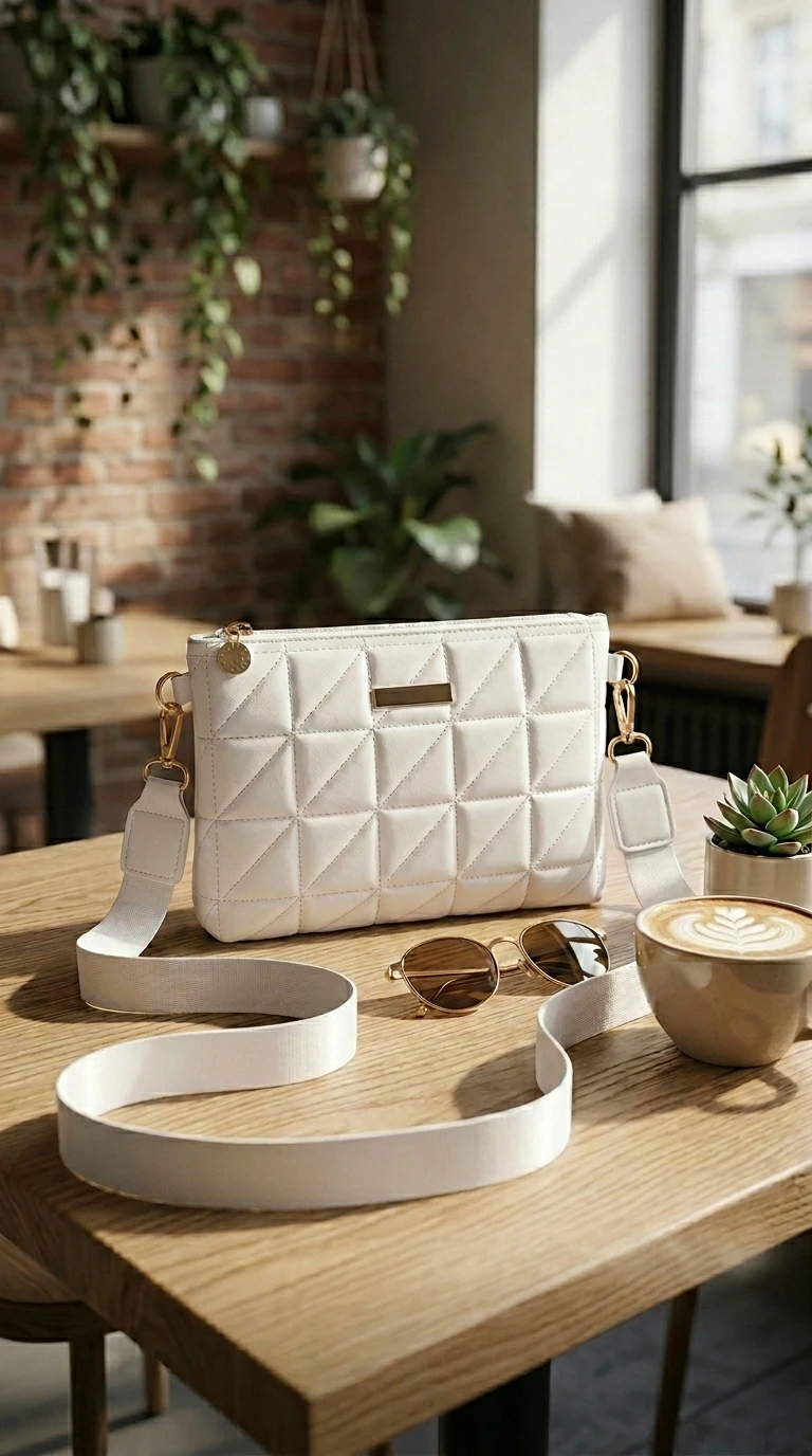 Sobre Bandolera de Cuadros - Vista 3 | Drizzary Store