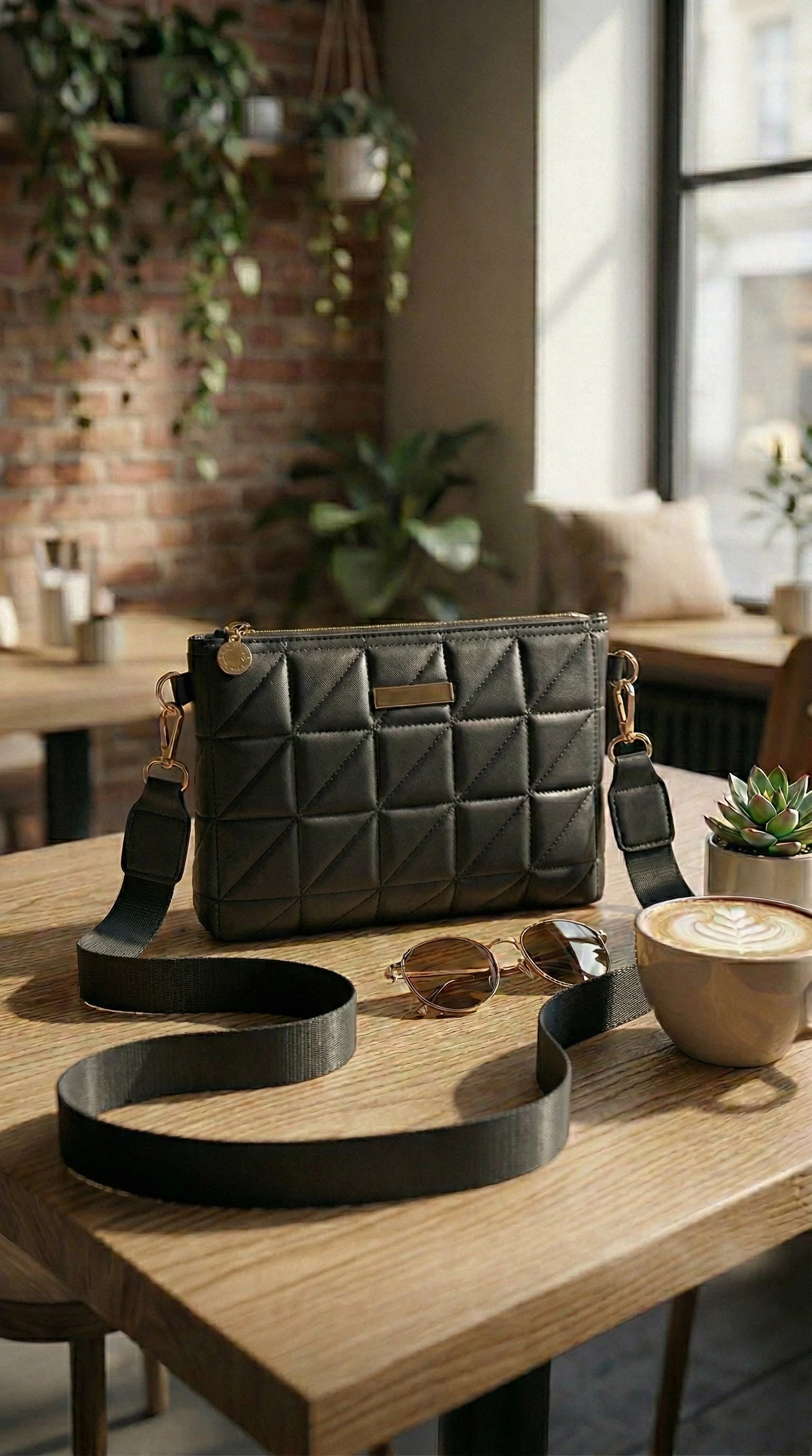 Sobre Bandolera de Cuadros - Vista 4 | Drizzary Store