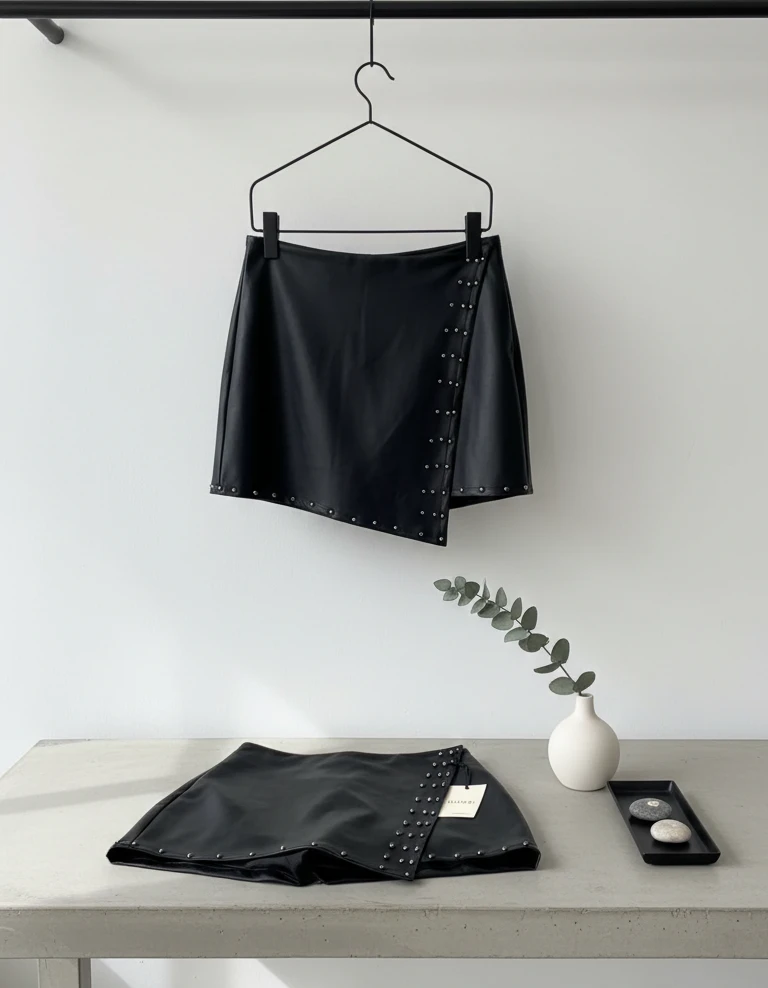 Short Pollera Elastizada - Vista 4 | Drizzary Store